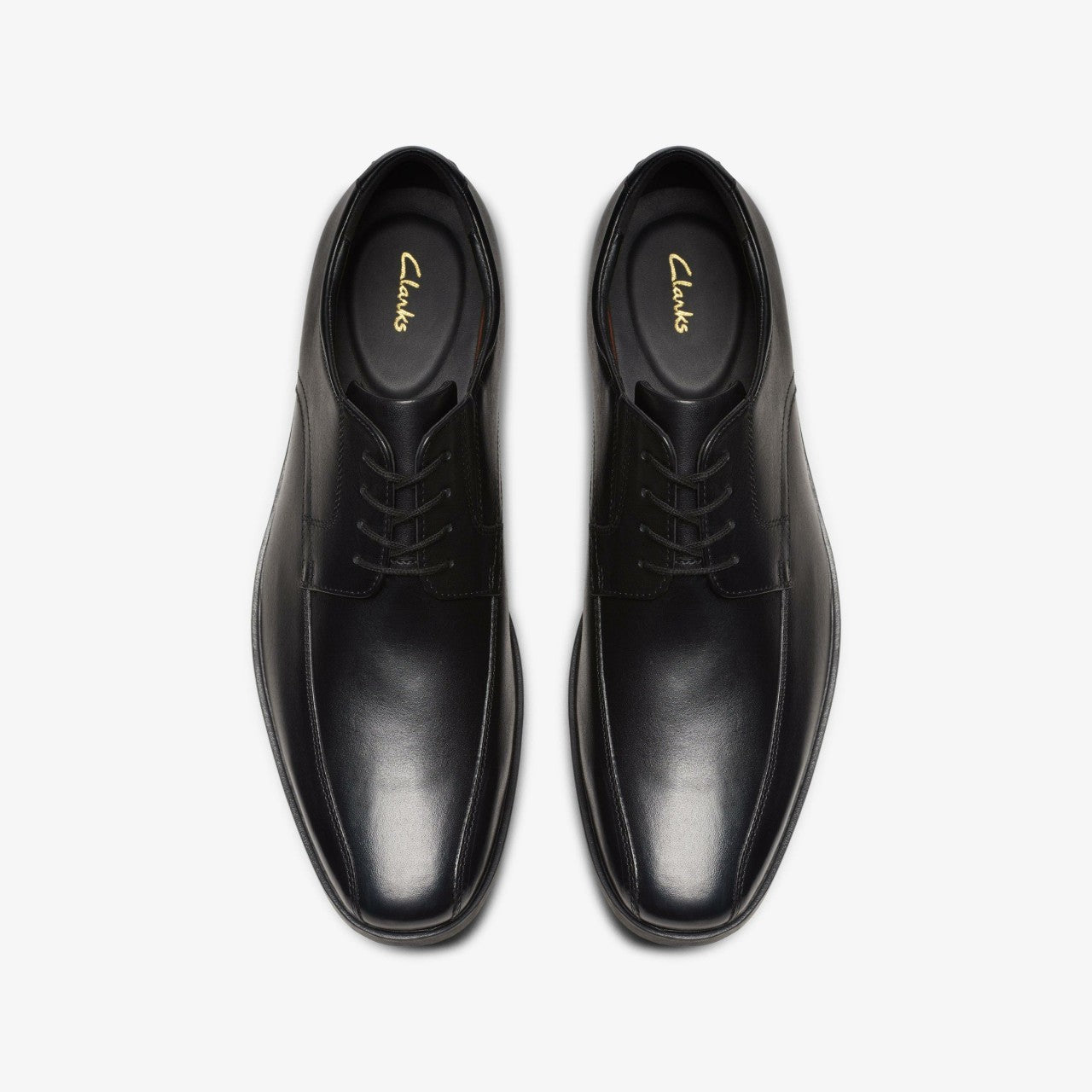 Howard Over Black Leather Clarks Men