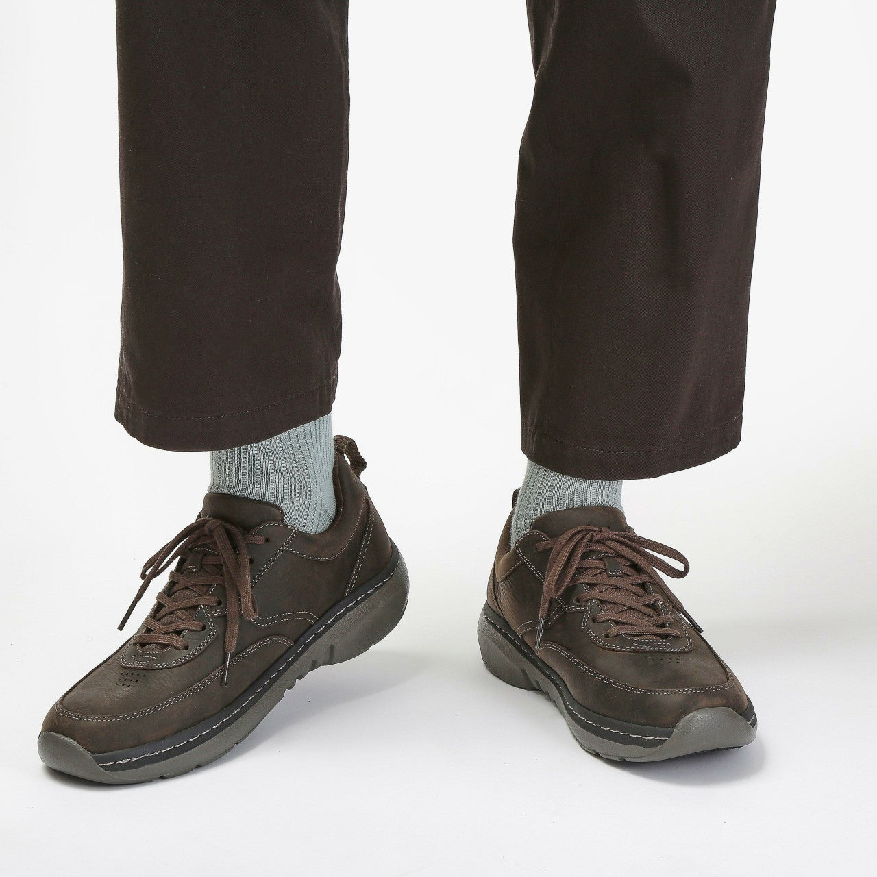 Clarks Pro Lace Dark Brown Tumbled Clarks Men