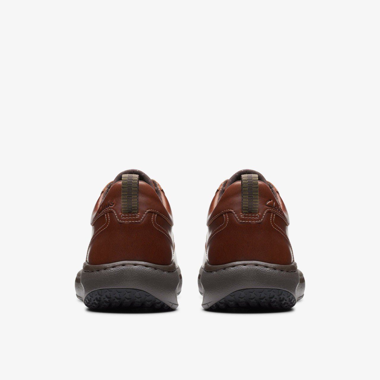 Clarks Pro Lace Dark Tan Leather Clarks Men