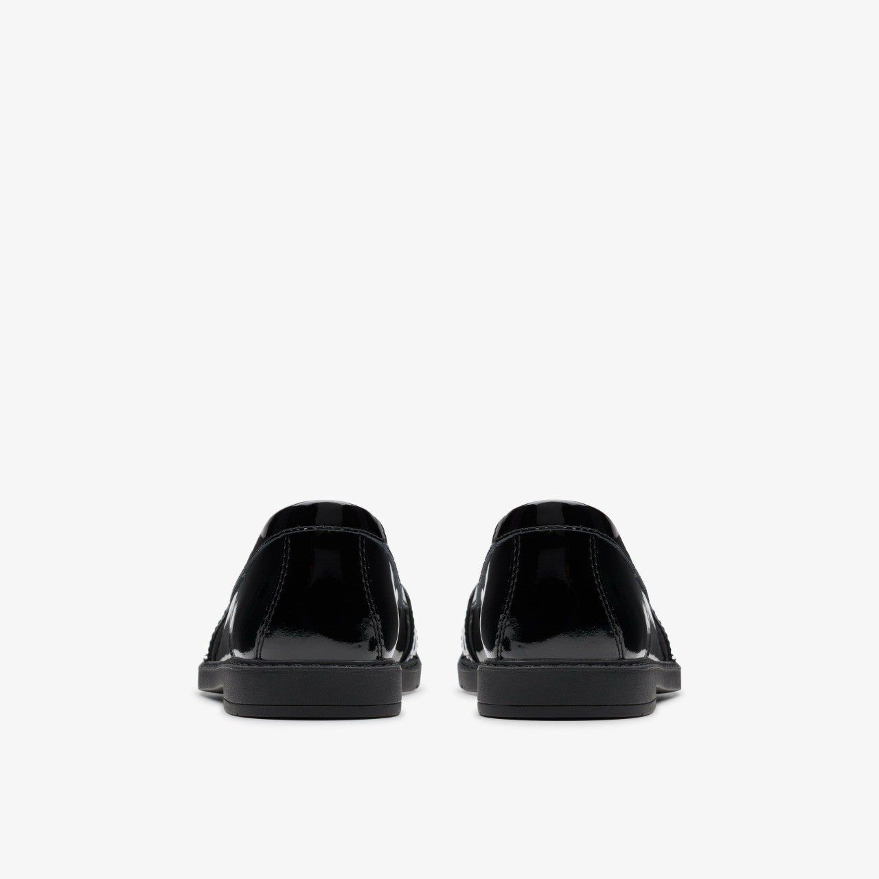 Scala Loafer Kid Black Patent Clarks Kids