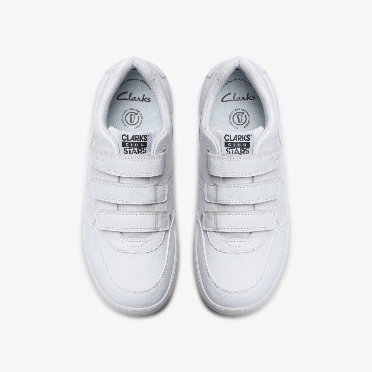 CICA Star Orb Youth White Clarks Kids
