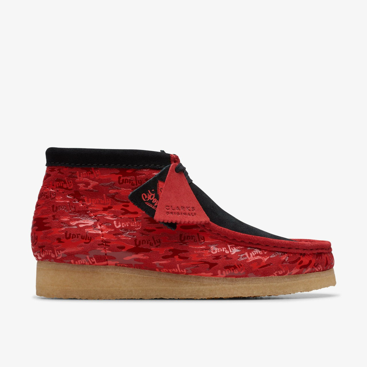 Wallabee Boot Red Camouflage Clarks Men