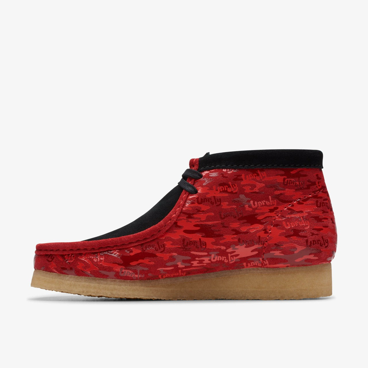 Wallabee Boot Red Camouflage Clarks Men