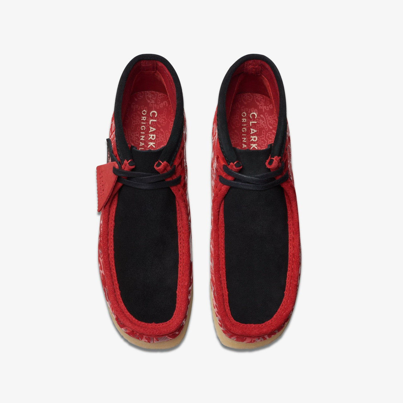 Wallabee Boot Red Camouflage Clarks Men