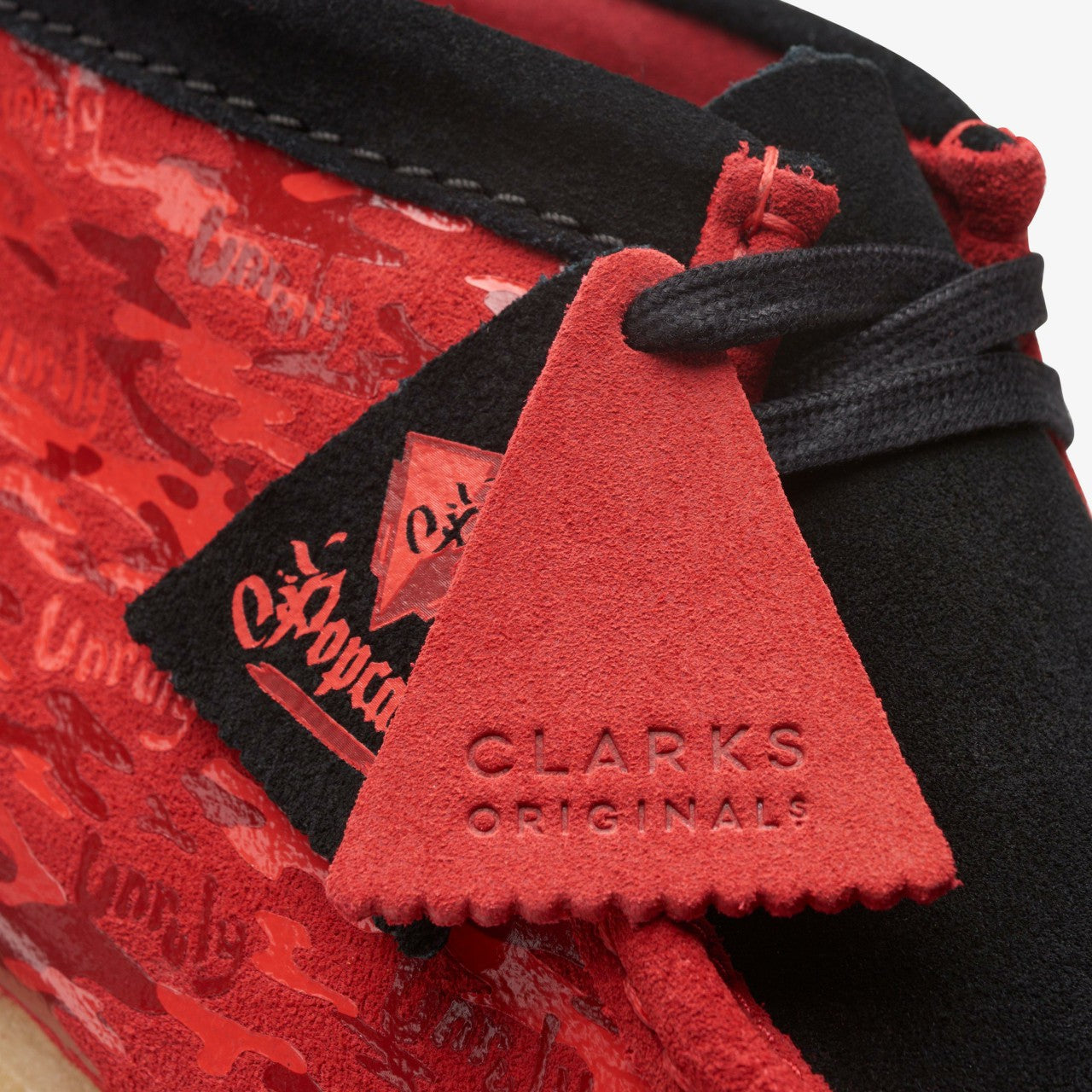 Wallabee Boot Red Camouflage Clarks Men