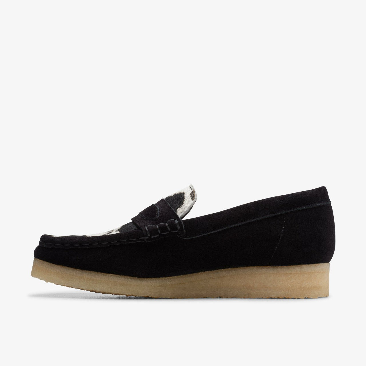 Wallabee Loafer Cow Print HairOn Clarks Women