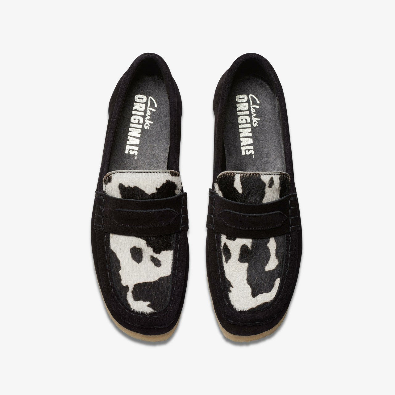 Wallabee Loafer Cow Print HairOn Clarks Women