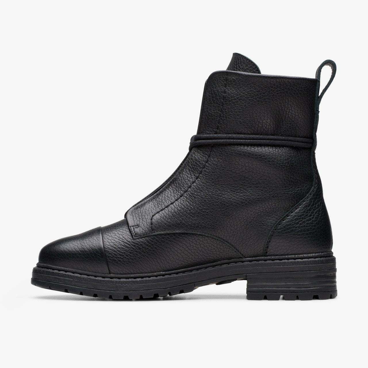 Rixley Lace Black Leather Clarks Women