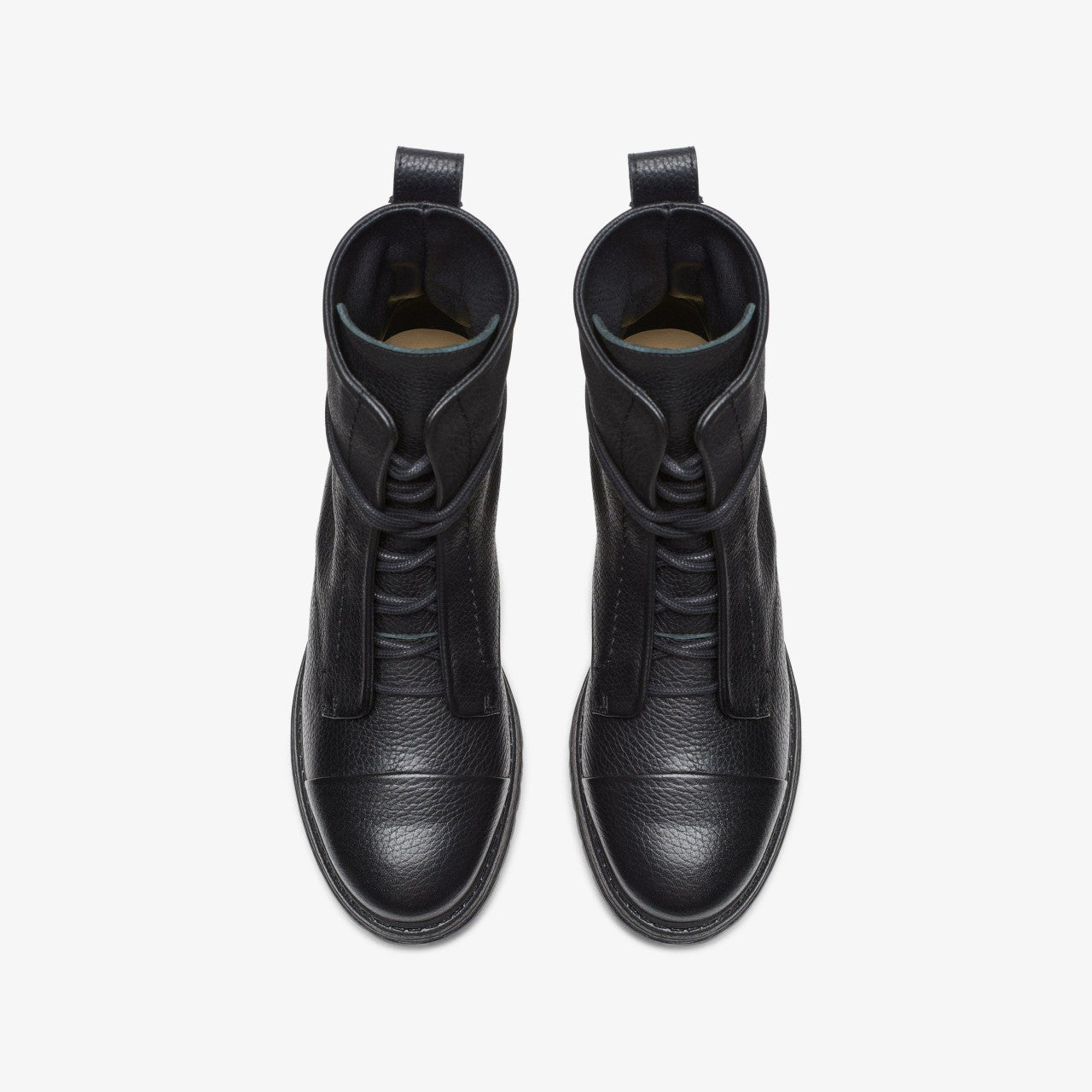 Rixley Lace Black Leather Clarks Women
