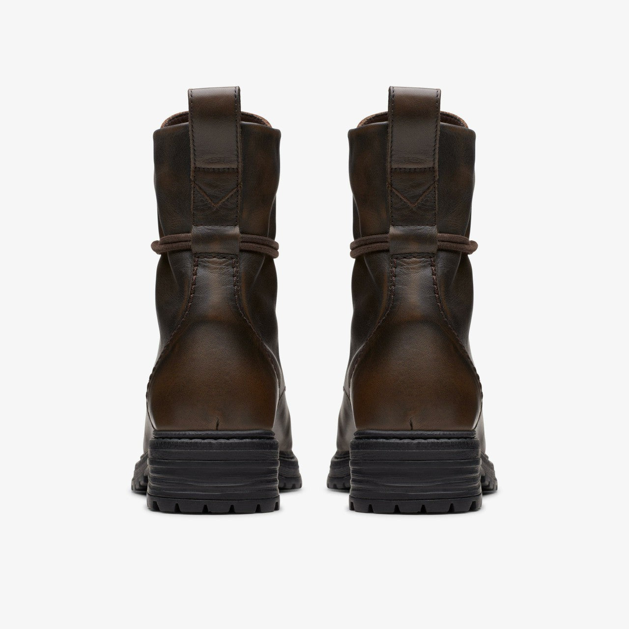Rixley Lace Dark Brown Leather Clarks Women