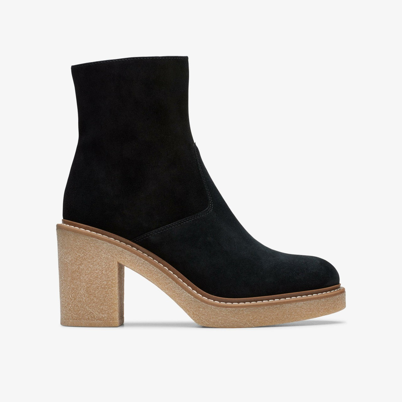 Colden Up Black Suede Clarks Women