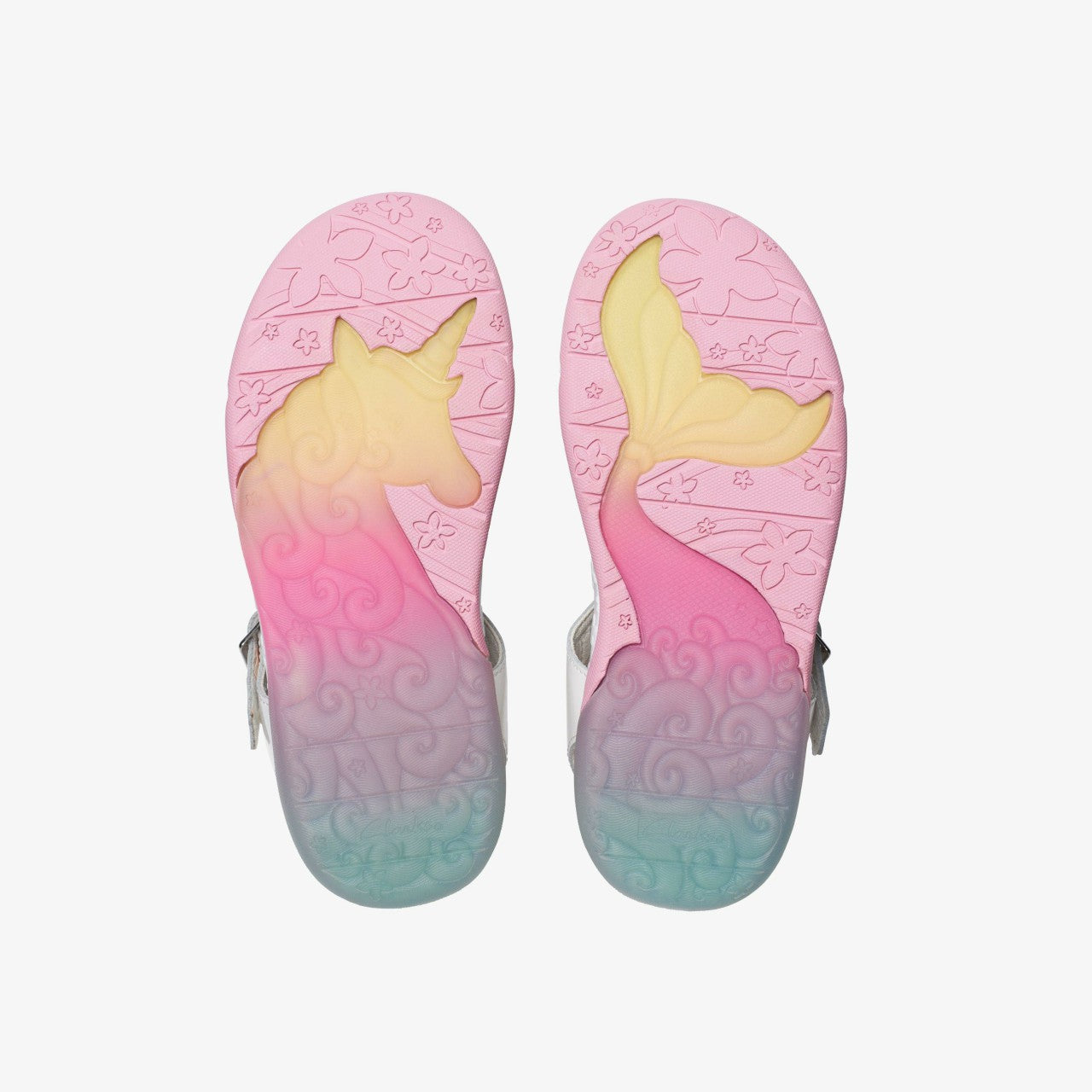 Osian Charm Kid White Clarks Kids