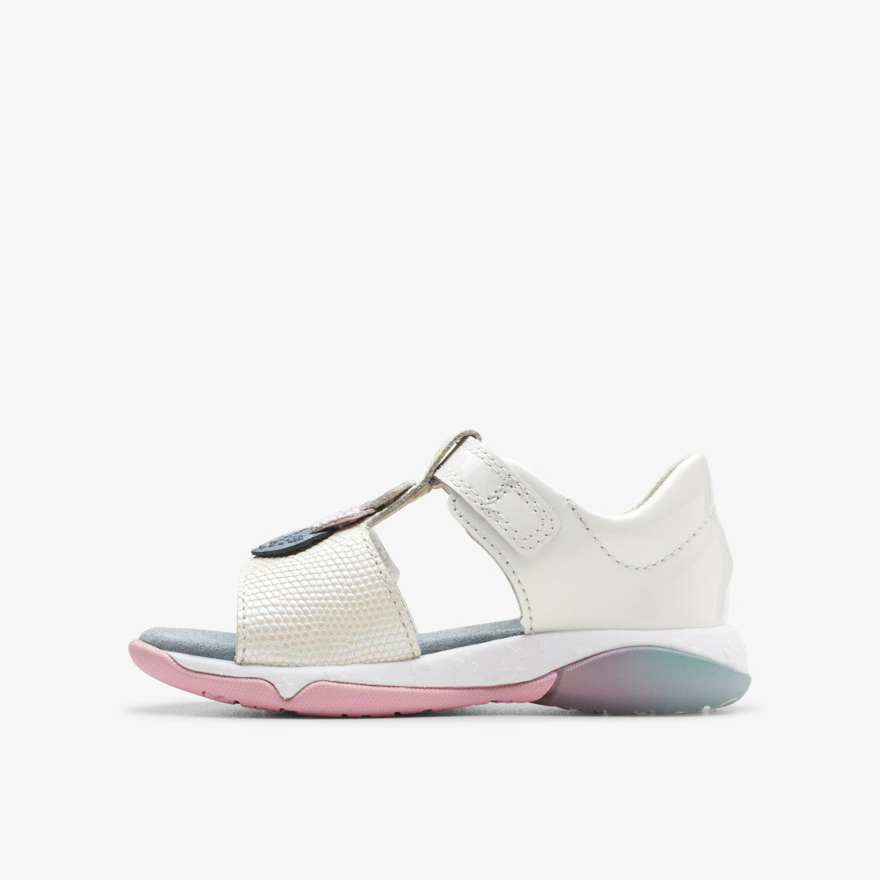 Osian Charm Toddler White Clarks Kids|Babies