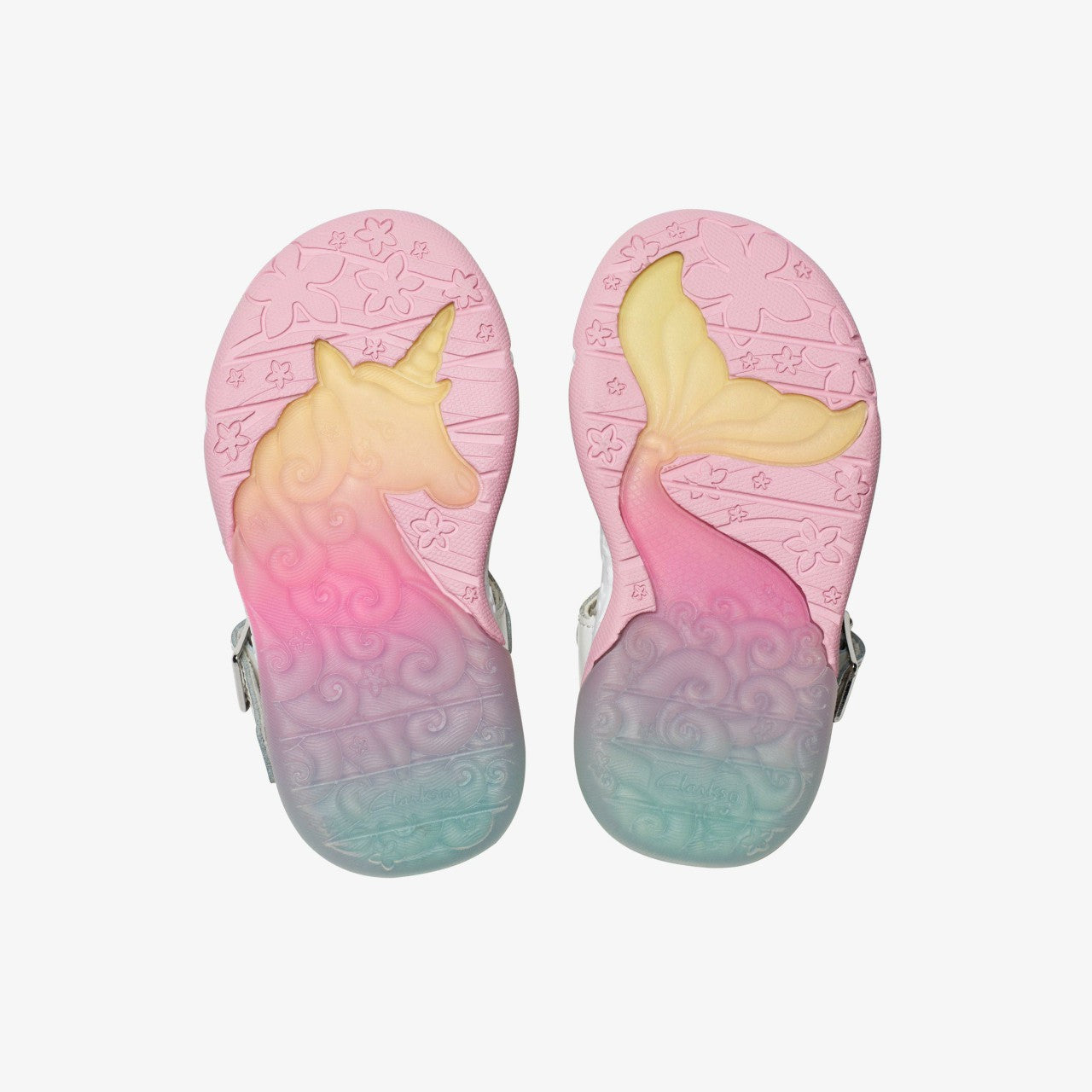 Osian Charm Toddler White Clarks Kids|Babies