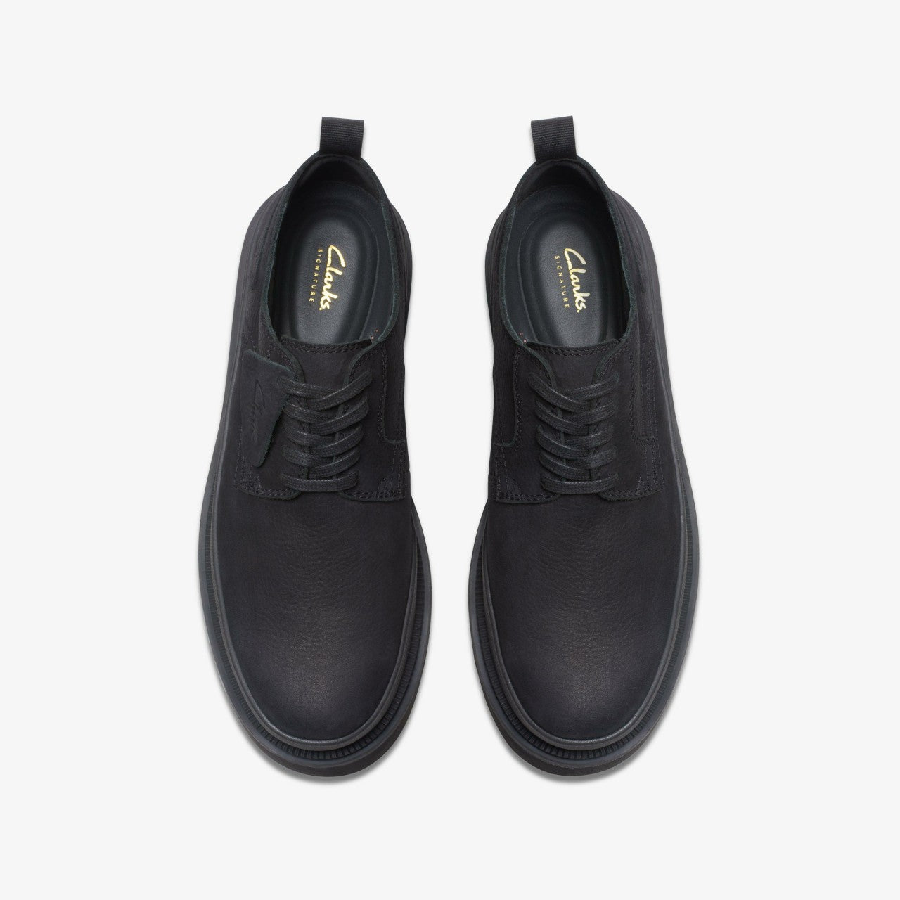 Badell Lace Black Nubuck Clarks Men