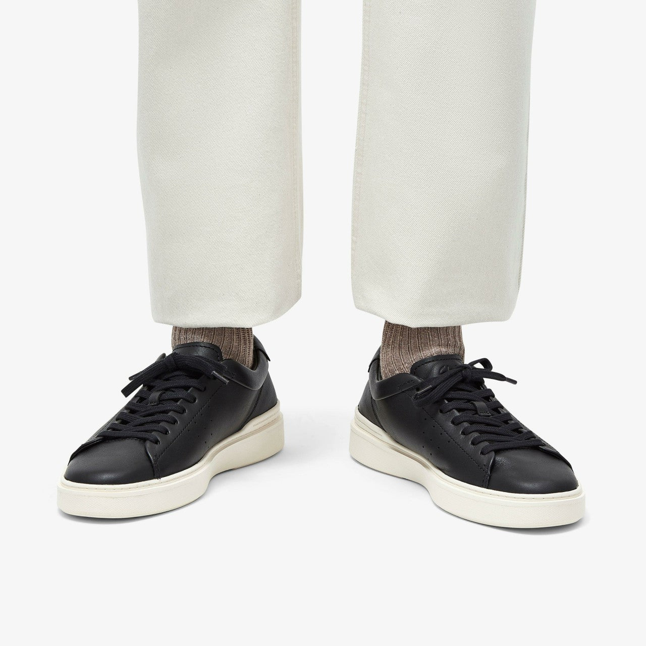 Craft Swift Black Leather Clarks Men