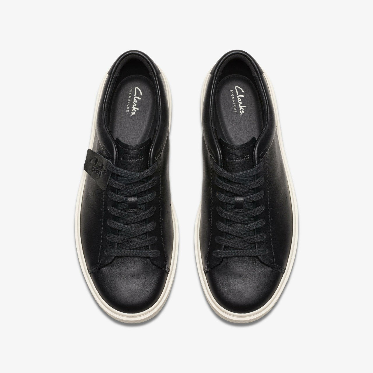 Craft Swift Black Leather Clarks Men