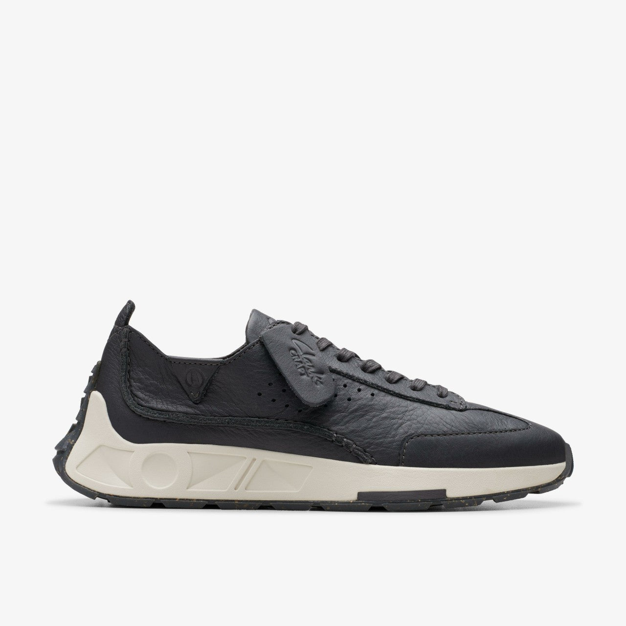 Craft Speed Dark Grey Leather Clarks Men