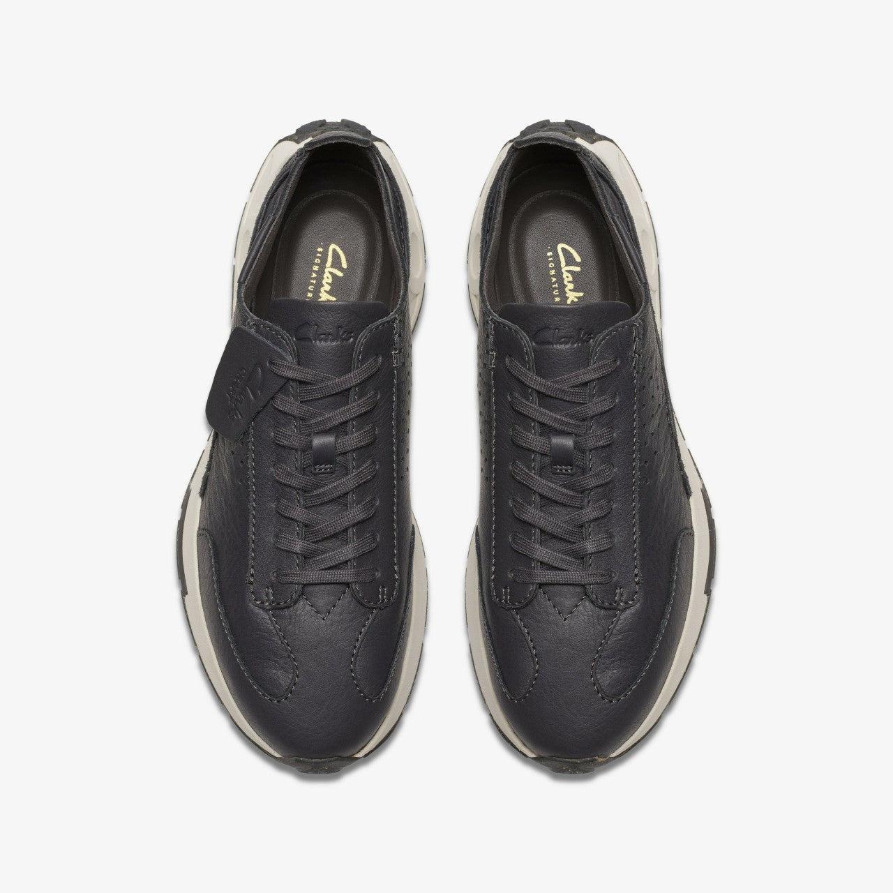 Craft Speed Dark Grey Leather Clarks Men
