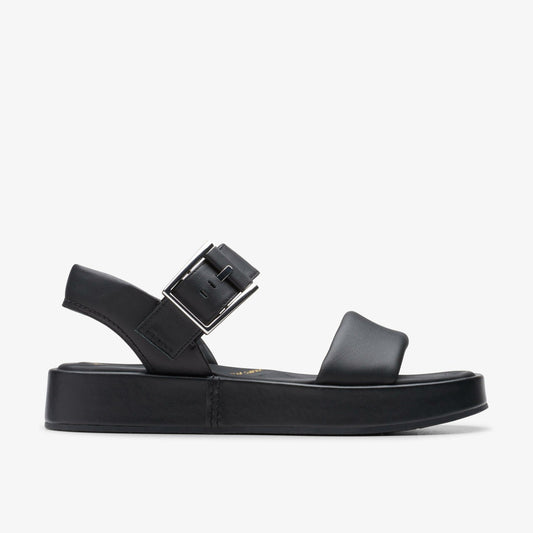 Alda Strap Black Leather Clarks Women