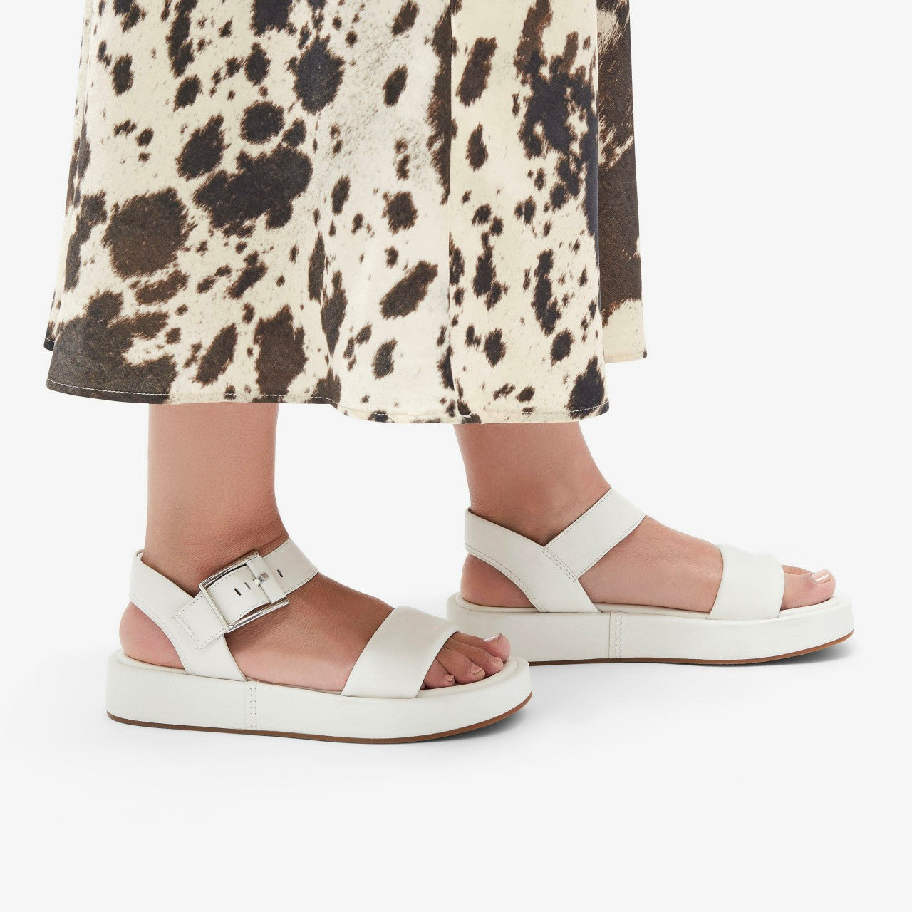 Alda Strap Off White Leather Clarks Women