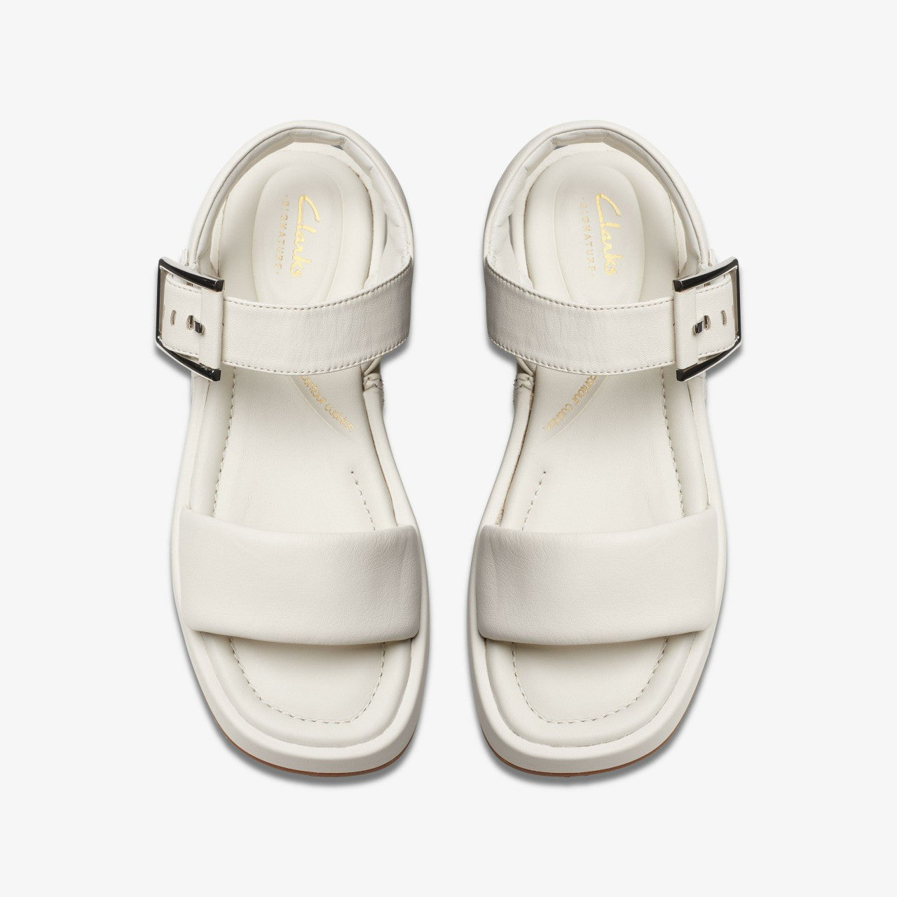 Alda Strap Off White Leather Clarks Women