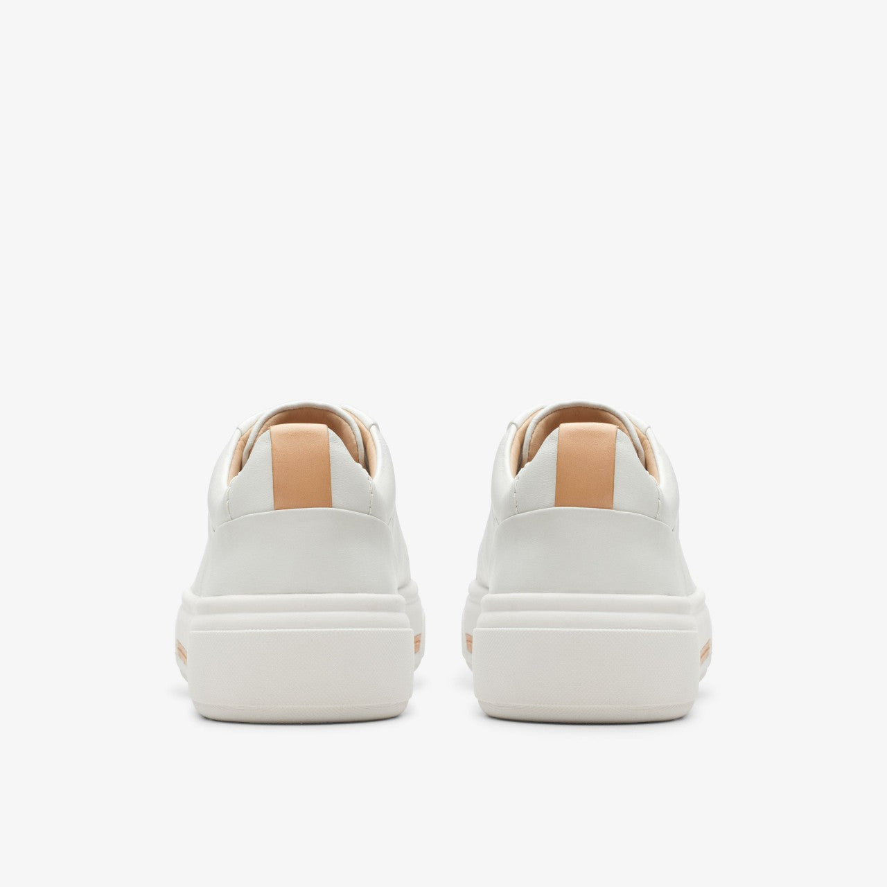 Hollyhock Walk Off White Leather Clarks Women