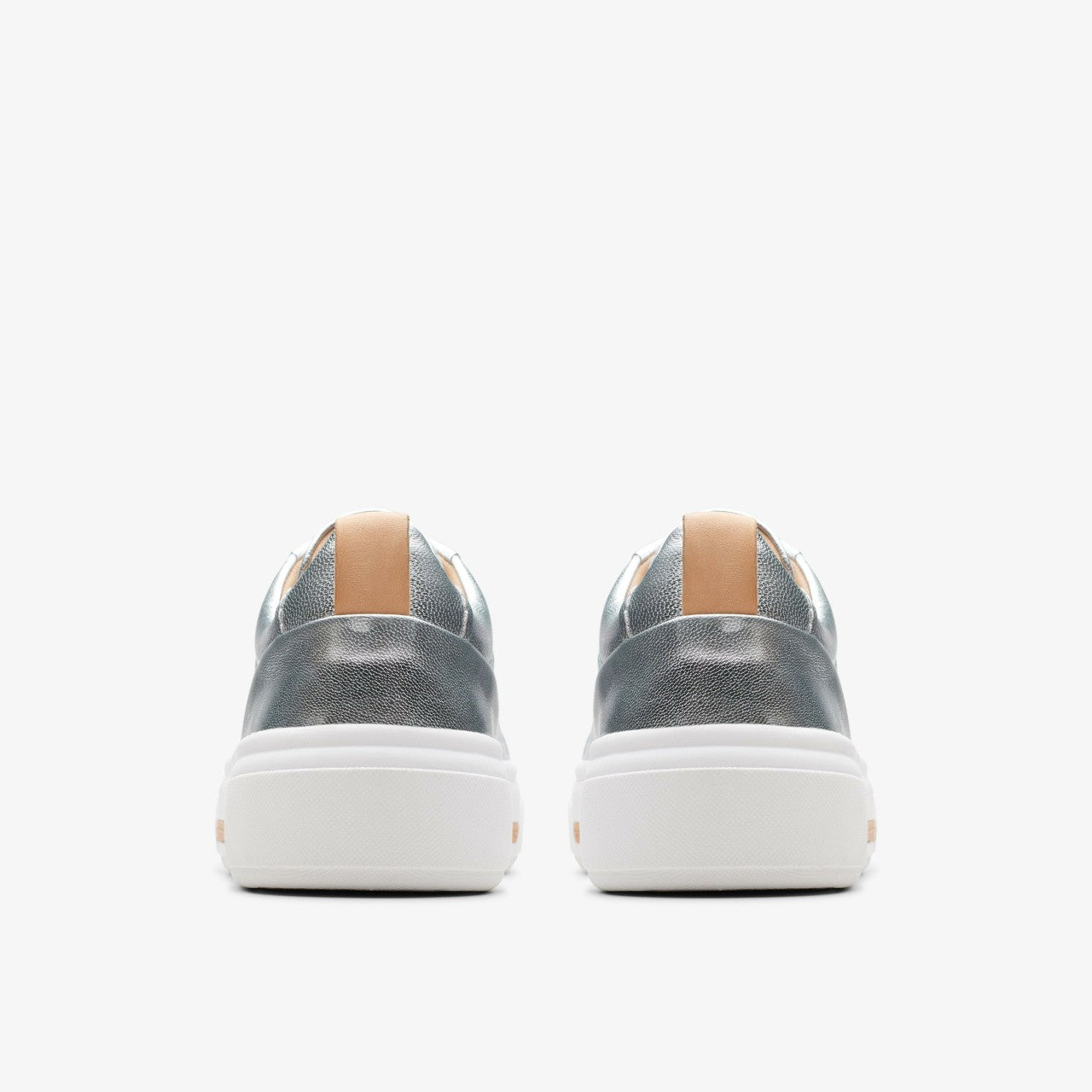Hollyhock Walk Silver Leather Clarks Women