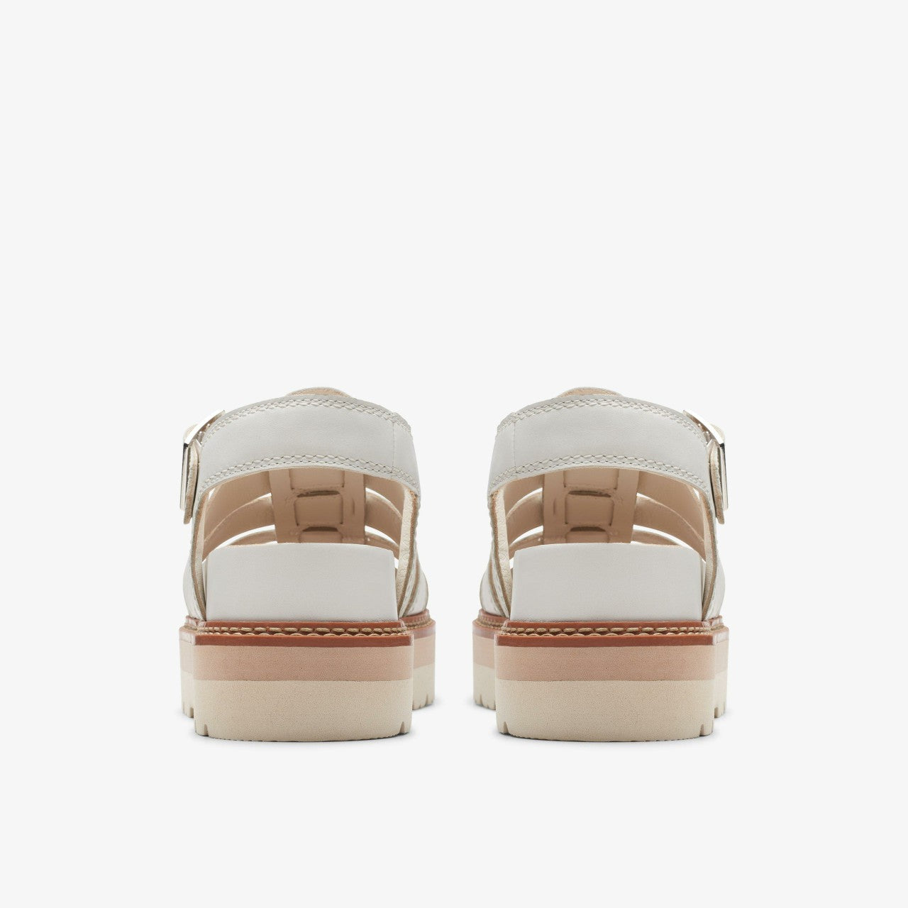 Orianna Twist Off White Leather Clarks Women