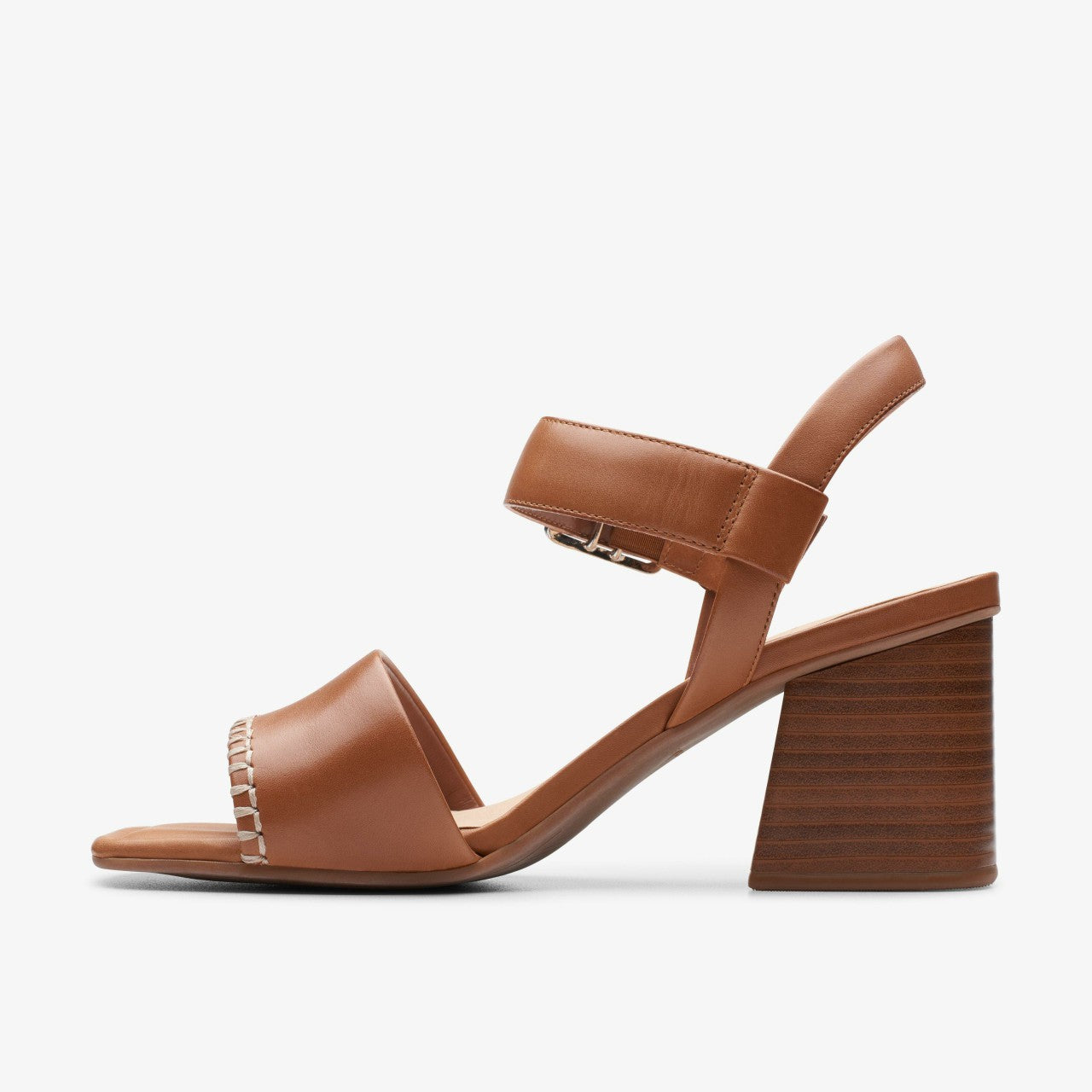 Siara 65 Buckle Tan Leather Clarks Women