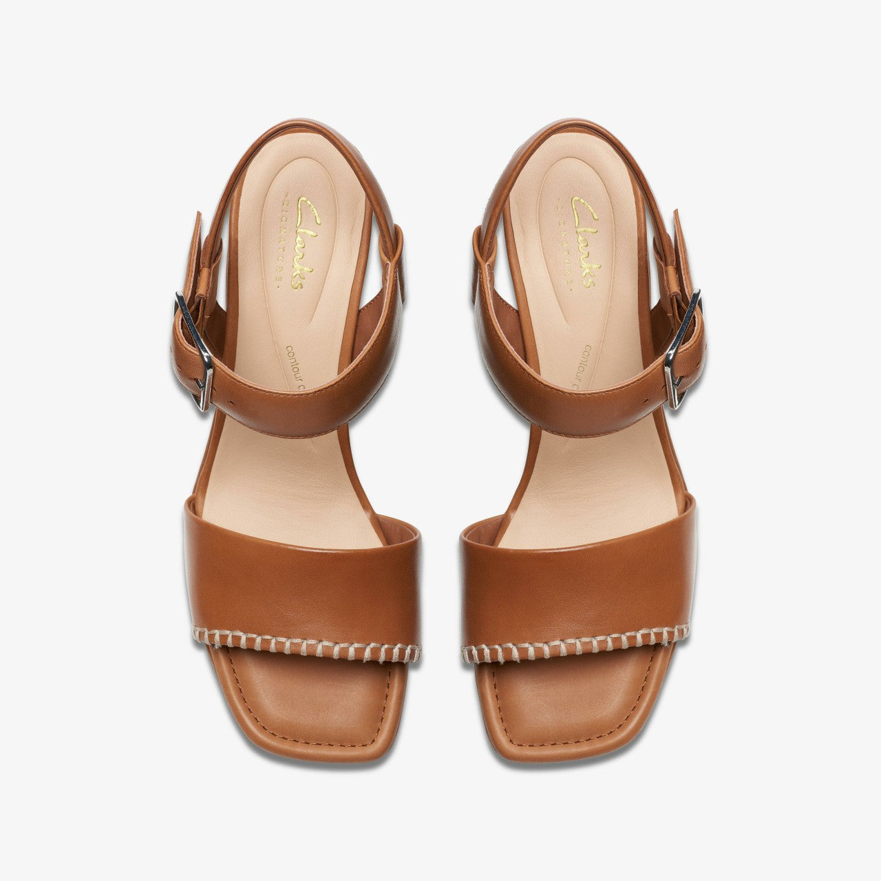 Siara 65 Buckle Tan Leather Clarks Women