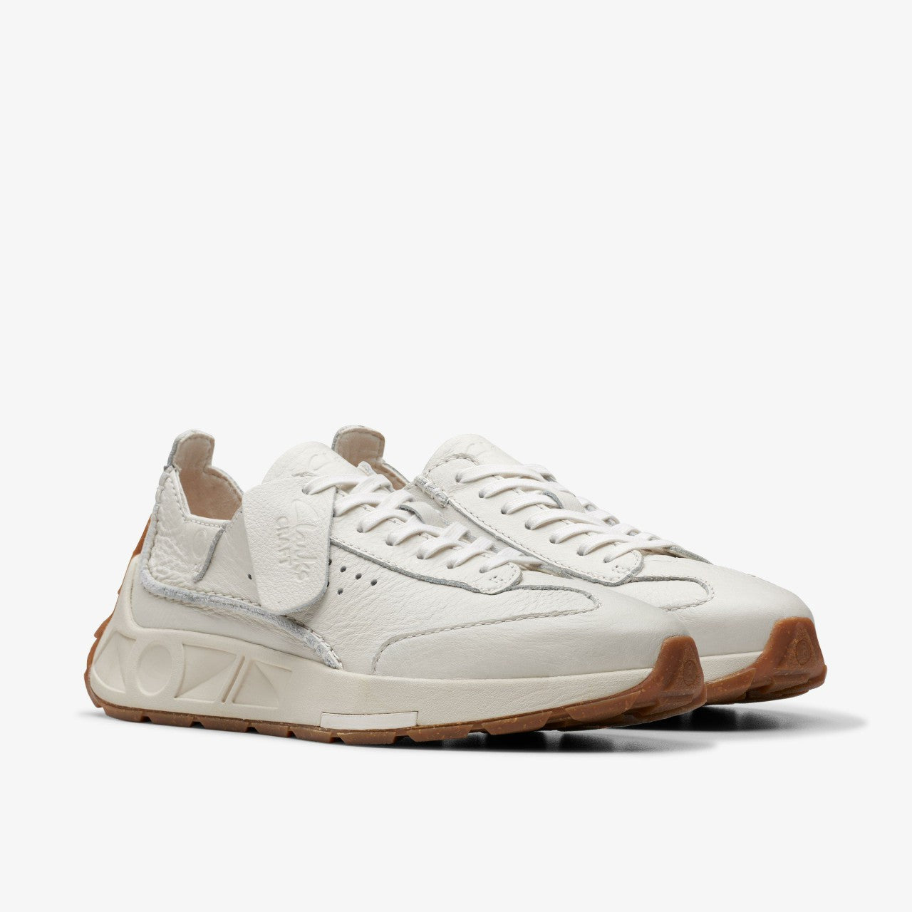 Craft Speed Off White Leather Clarks Women