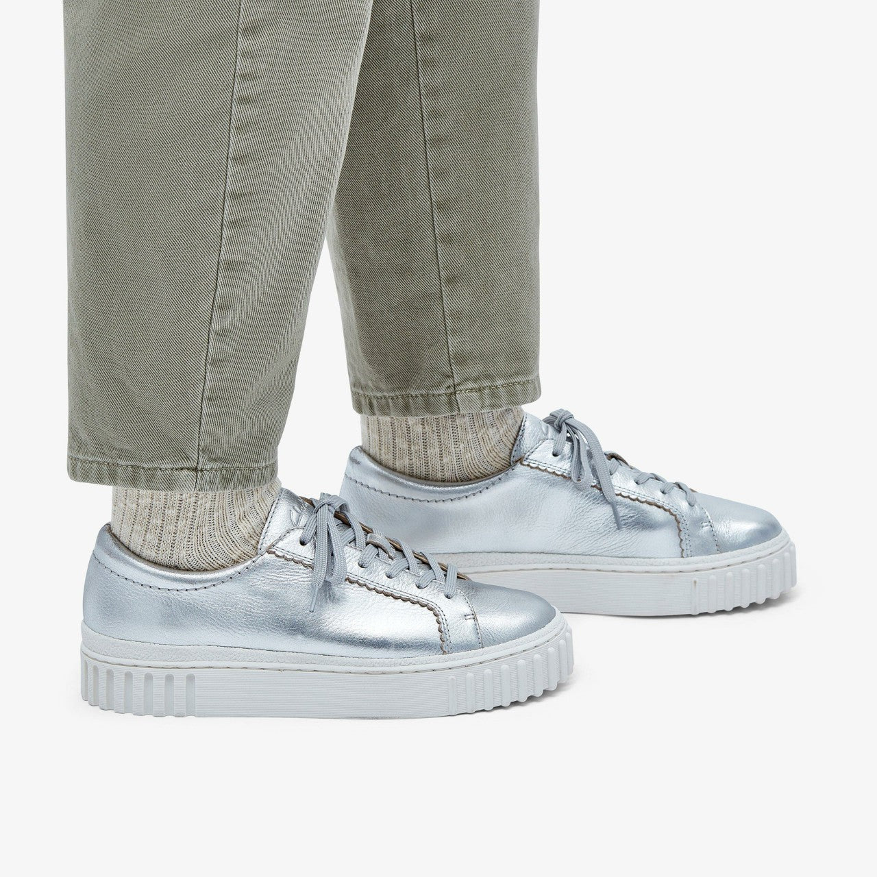 Mayhill Walk Silver Metallic Clarks Women