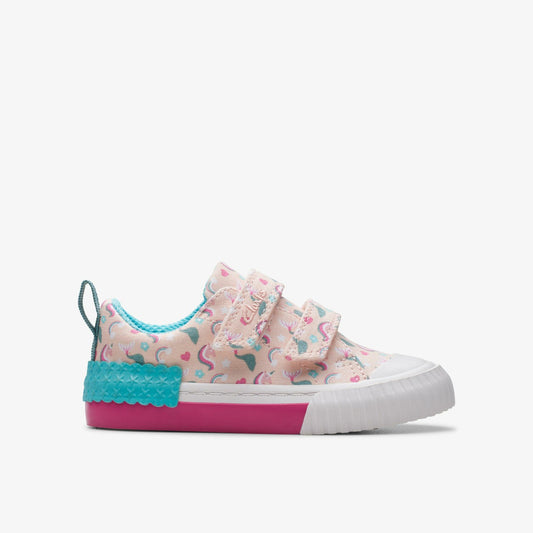 Foxing Myth Toddler Pink Multicolour Clarks Kids|Babies