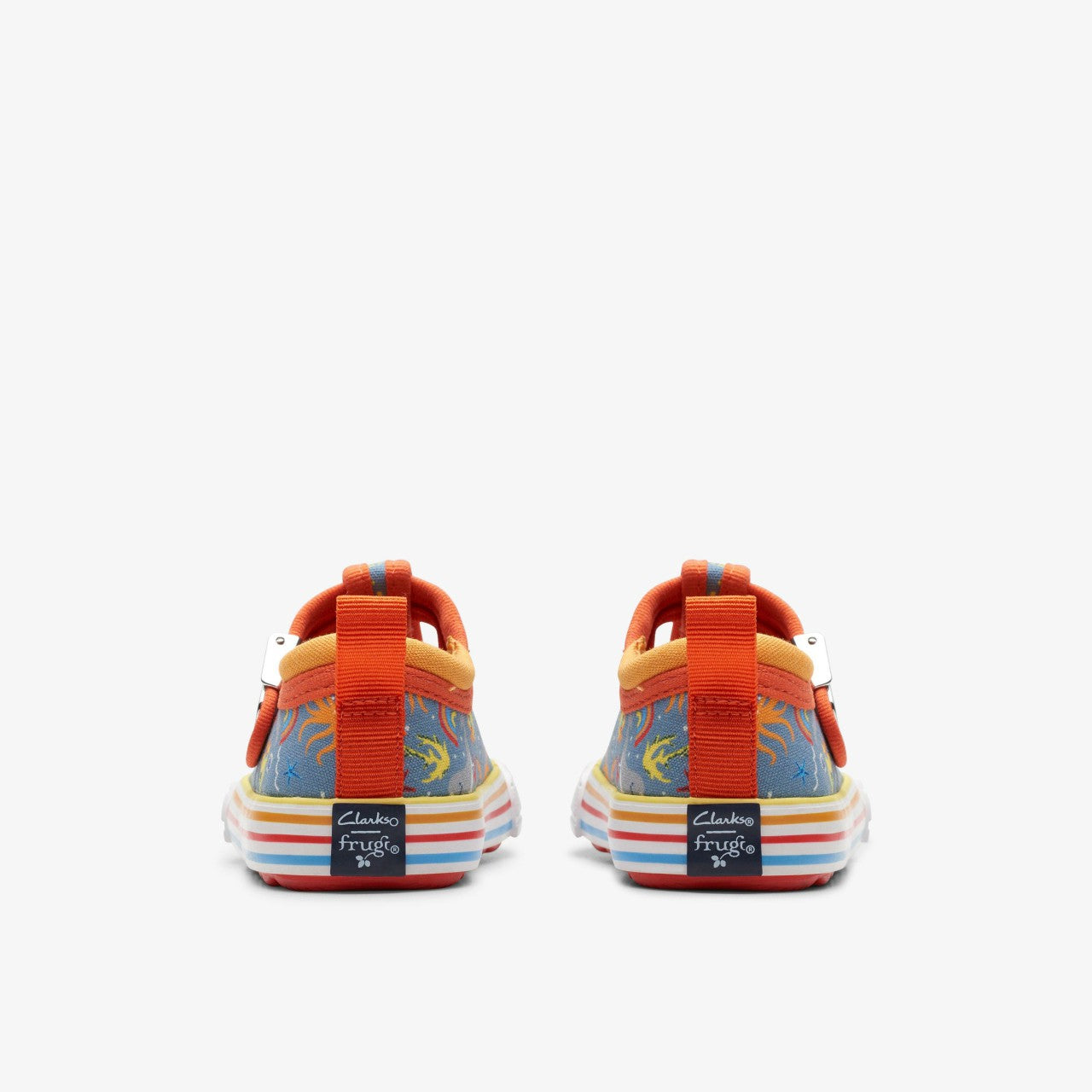 Foxing Fish Toddler Grey Print Clarks Kids