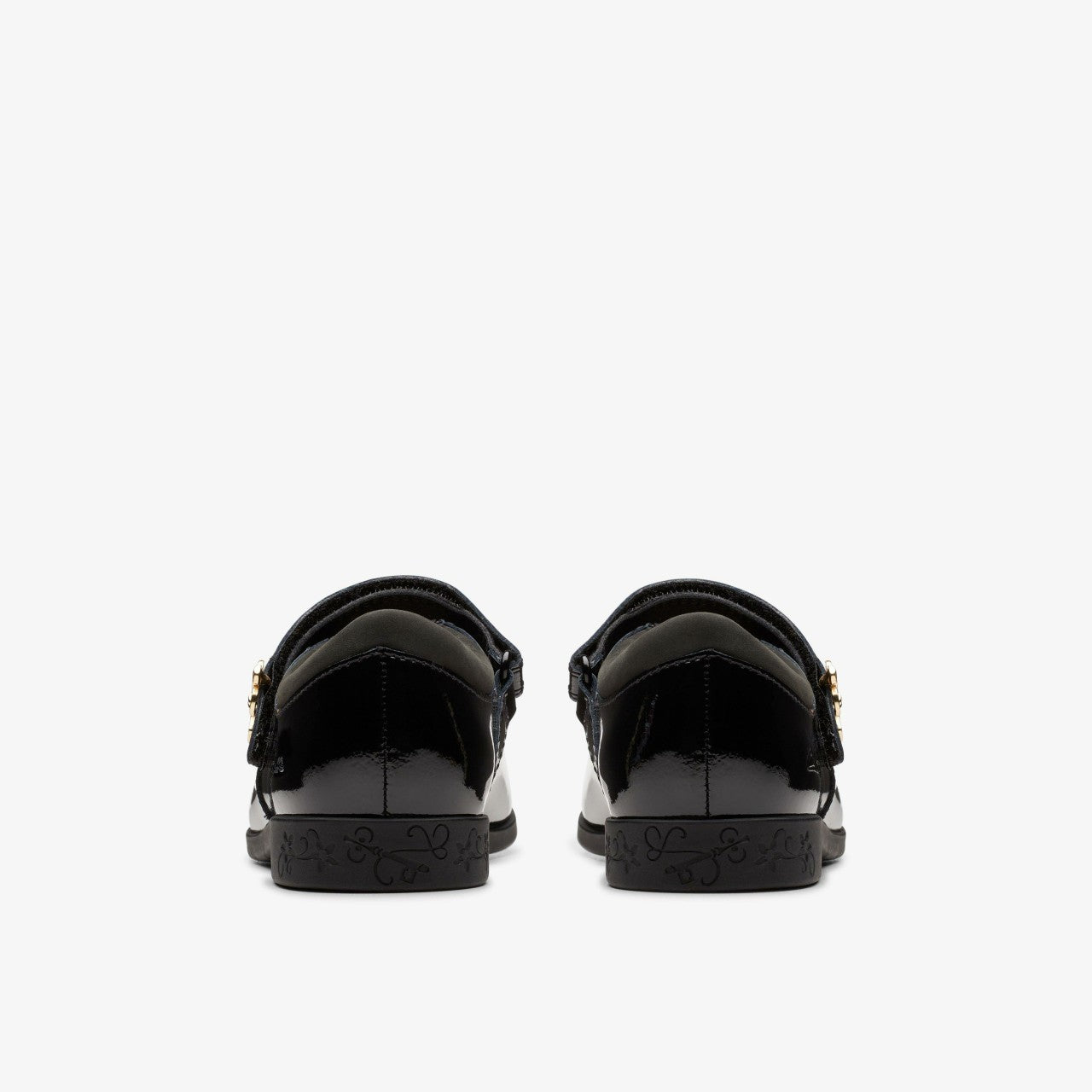 Lock Magic Kid Black Patent Clarks Kids