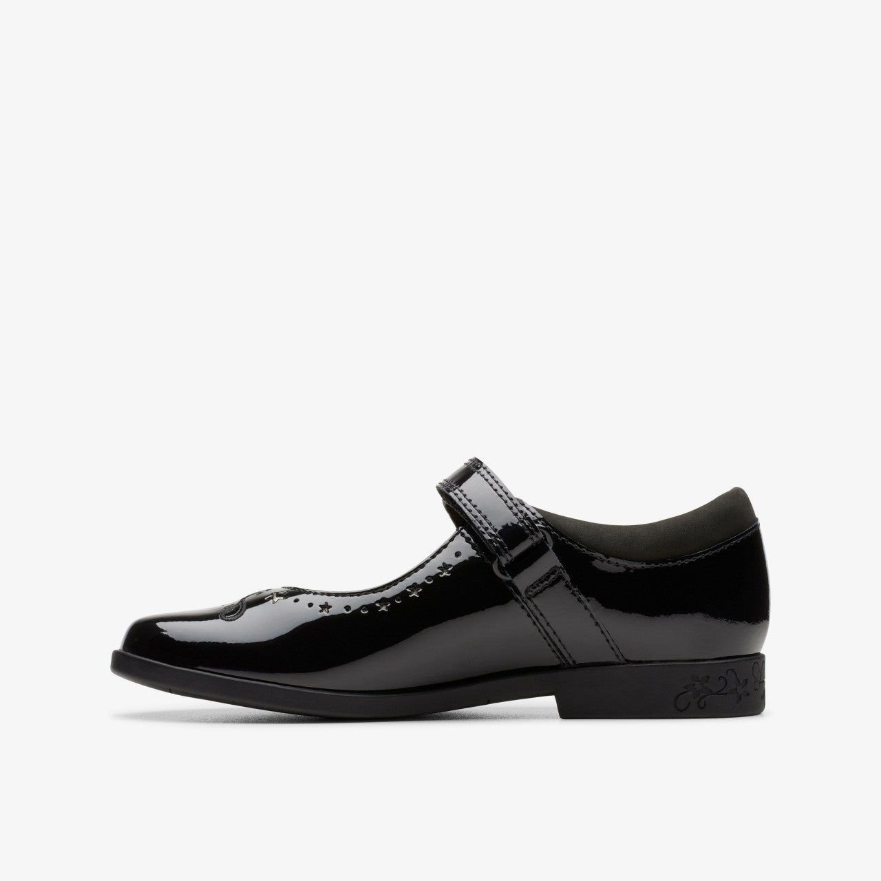 Lock Magic Kid Black Patent Clarks Kids