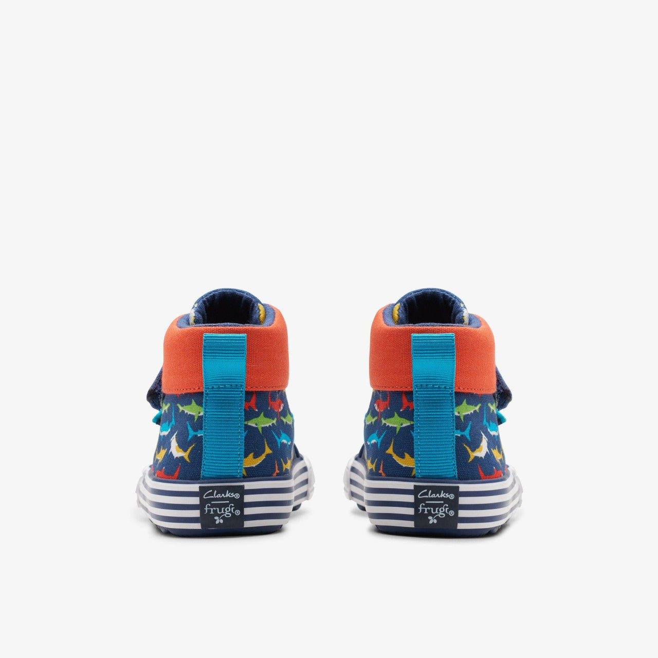 Foxing Save Hi Toddler Navy Print Clarks Kids