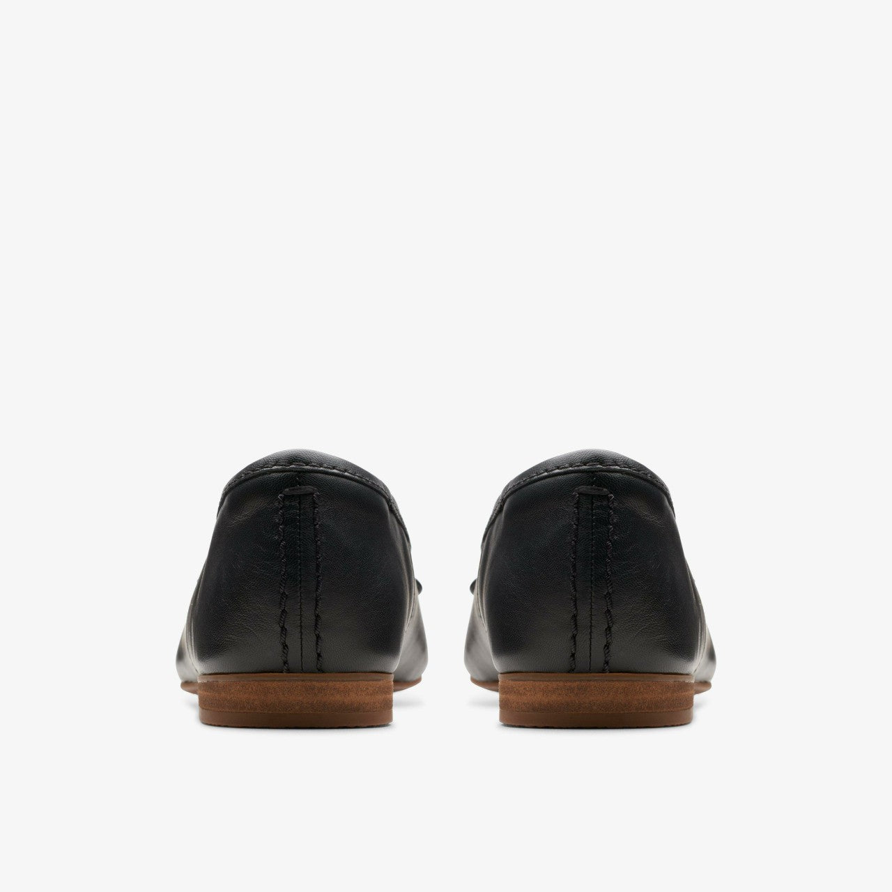 Fawna Lily Black Leather Clarks Women