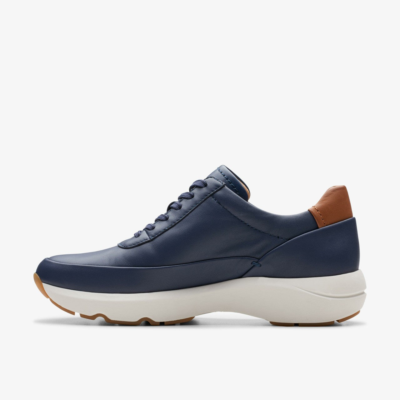 Tivoli Zip Navy Leather Clarks Women
