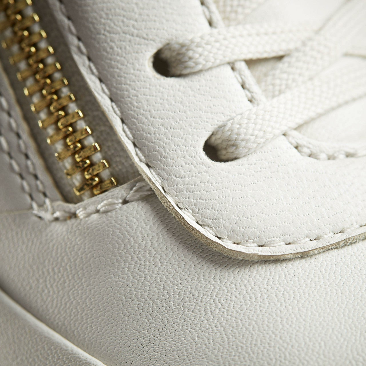 Tivoli Zip Off White Leather Clarks Women