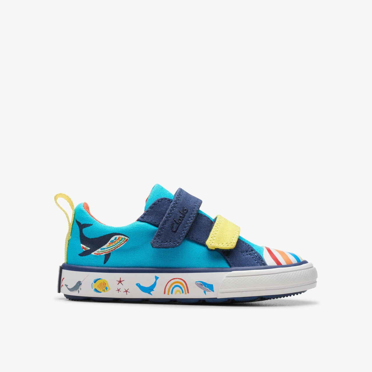 Foxing Ocean Toddler Blue Multicolour Clarks Kids