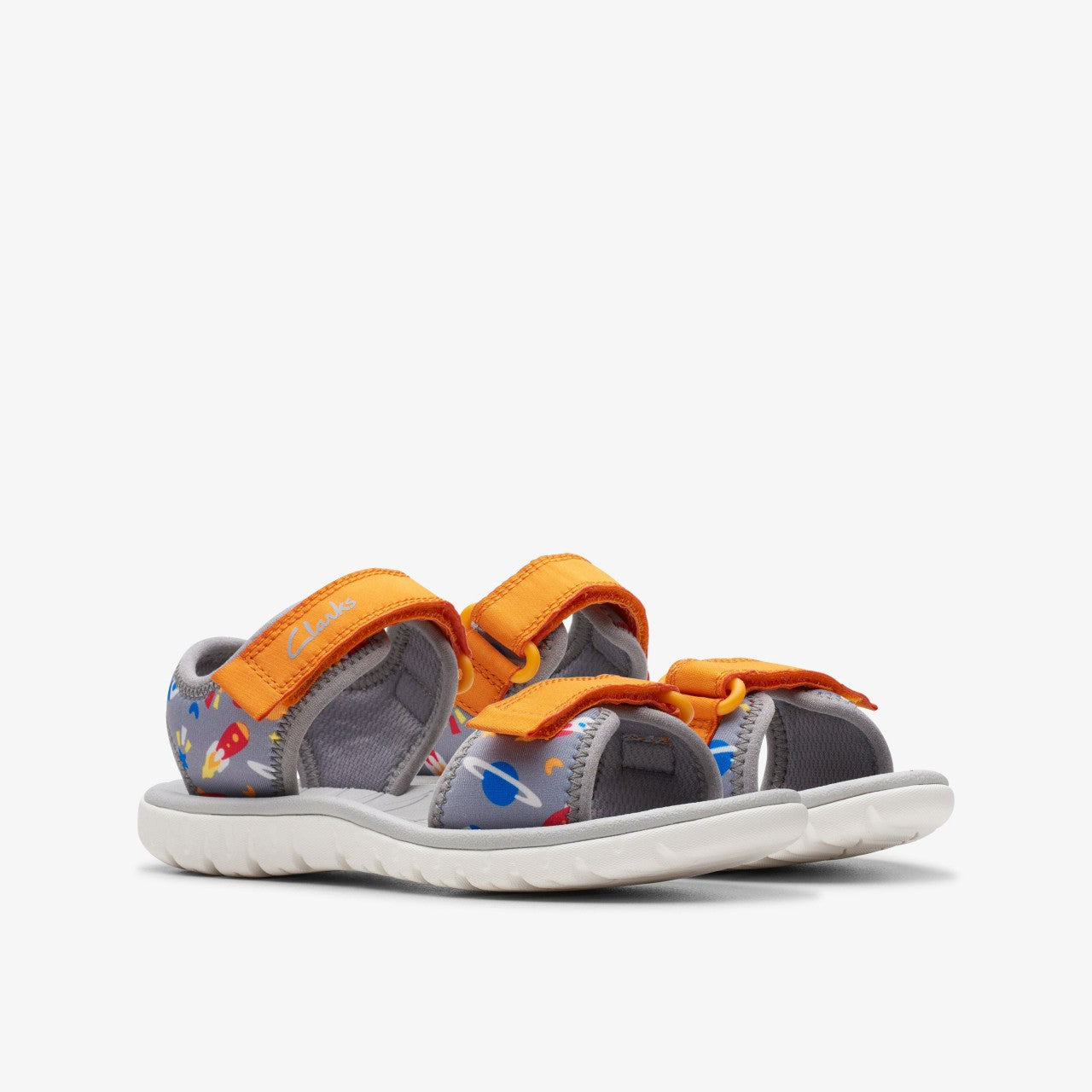 Surfing Tide Kid Grey/Orange Clarks Kids