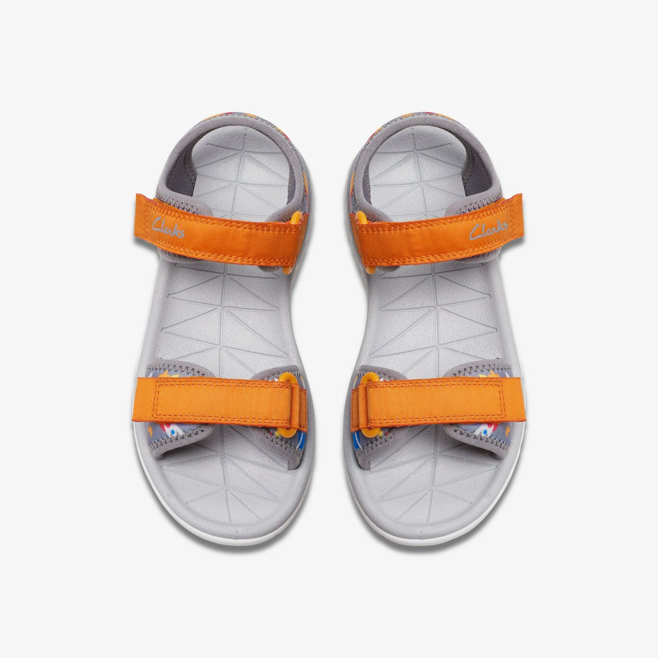 Surfing Tide Kid Grey/Orange Clarks Kids