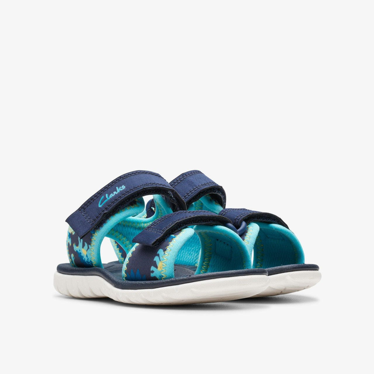Surfing Tide Toddler Navy Clarks Kids