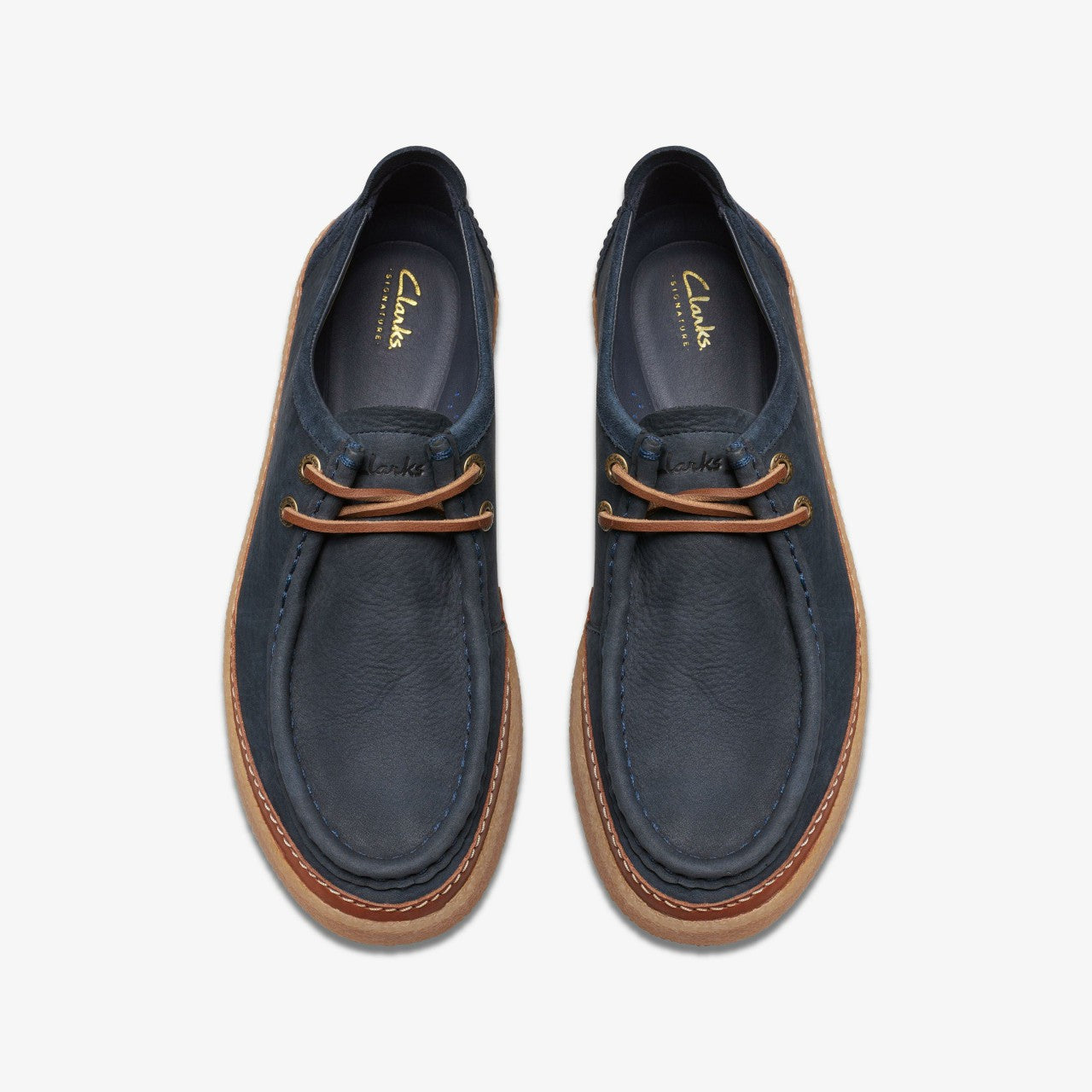 Clarkwood Moc Navy Nubuck Clarks Men