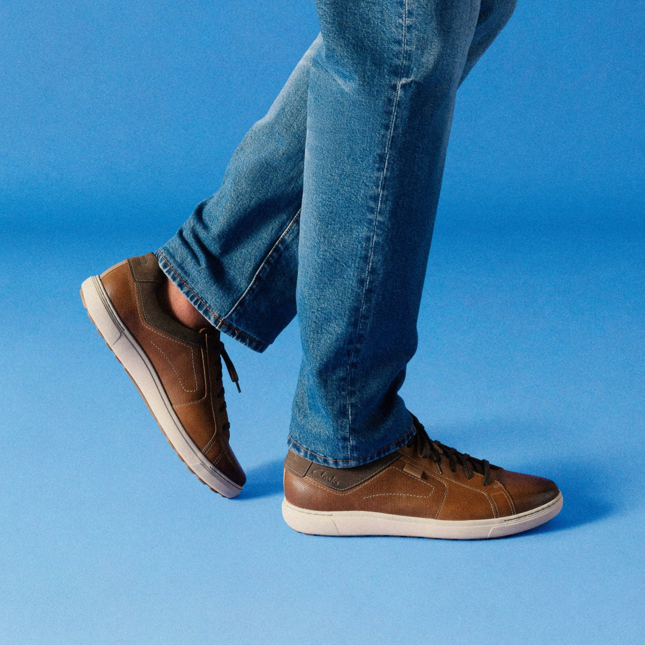 Mapstone Lace Tan Leather Clarks Men
