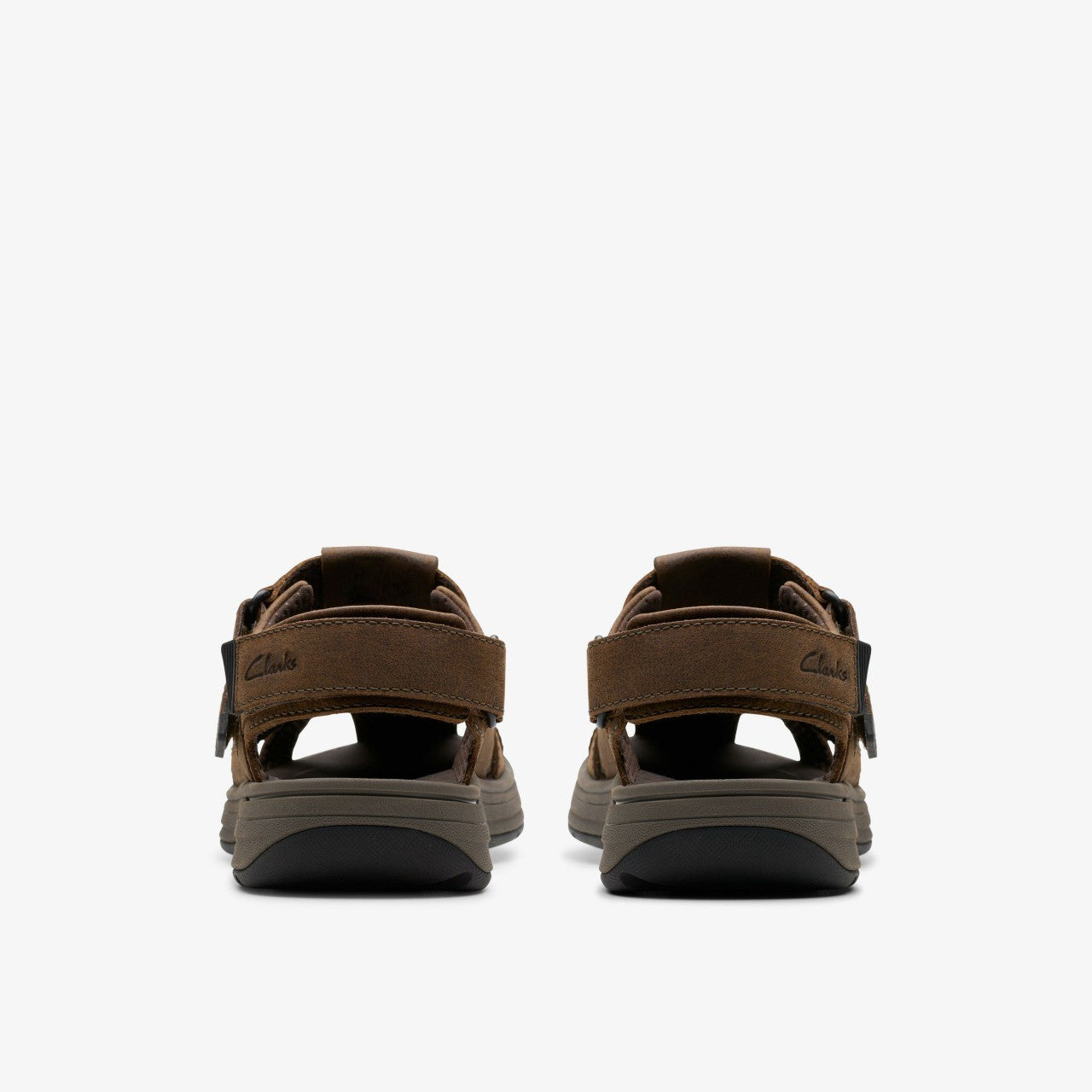 Saltway Cove Dark Brown Leather Clarks Men