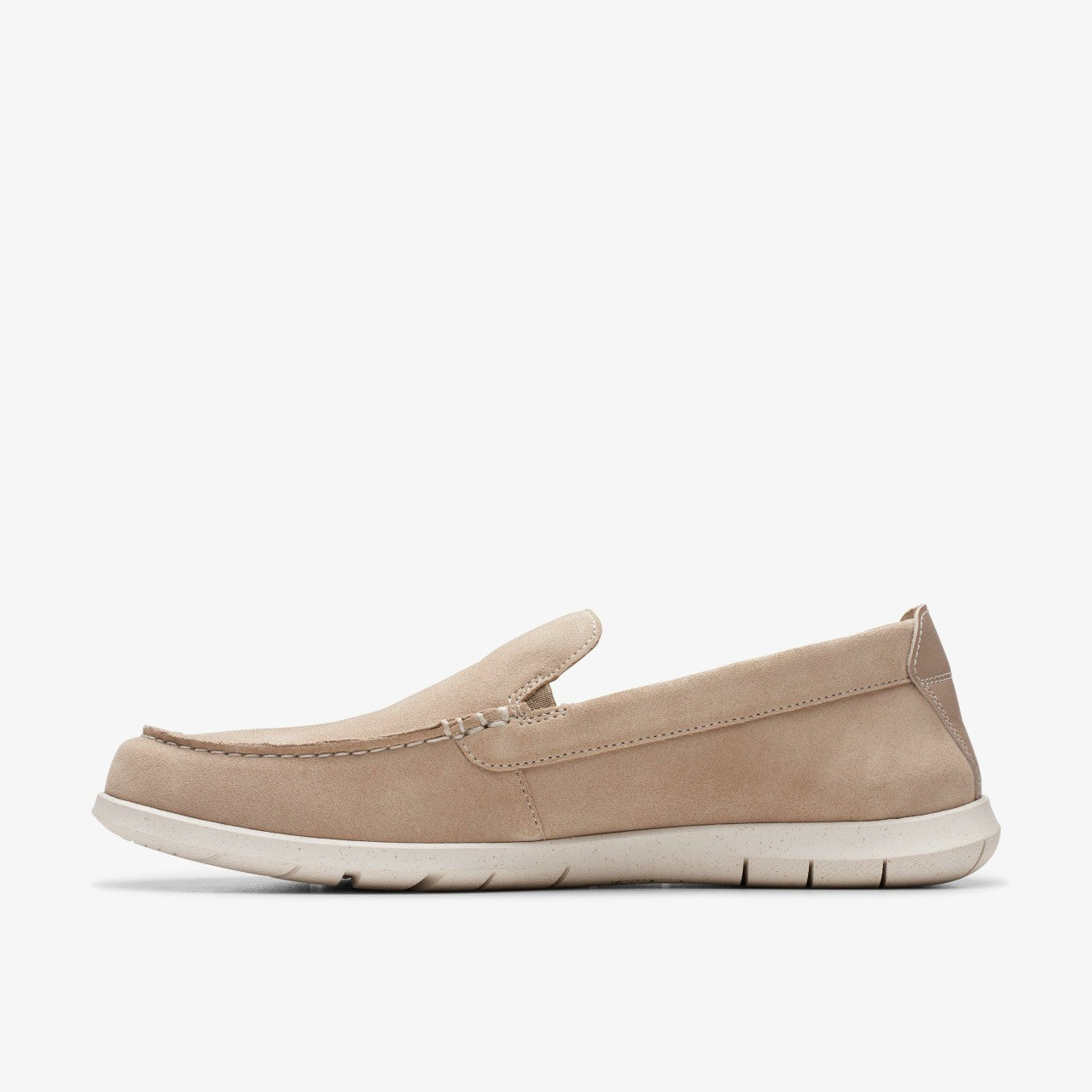 Flexway Step Loafer Sand Suede Clarks Men
