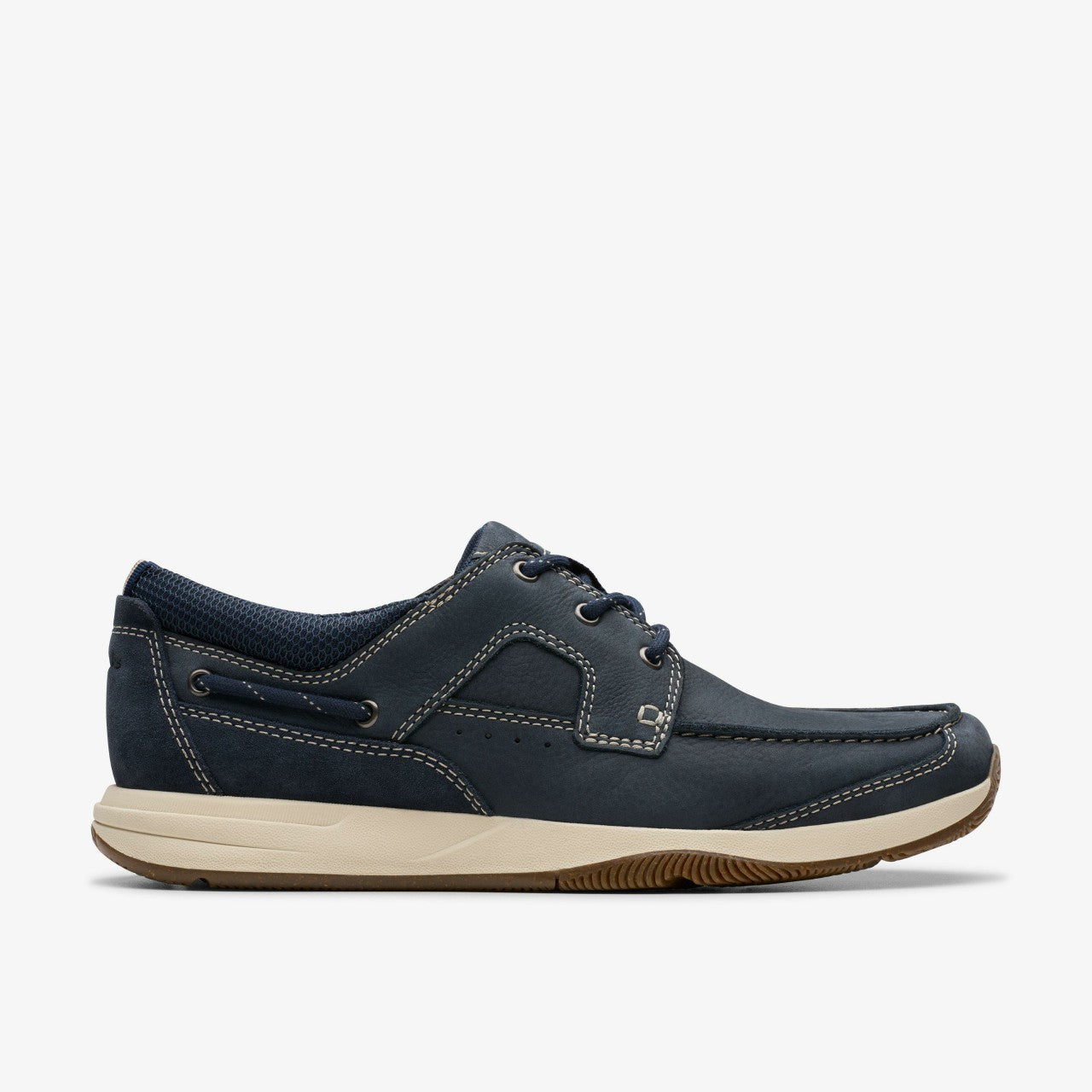 Sailview Lace Navy Nubuck Clarks Men